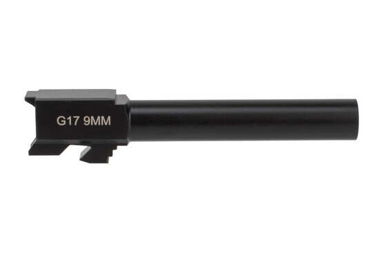 Foxtrot Mike 9mm Target Crown Barrel for G17 is made from 41V50 chrome moly vanadium steel